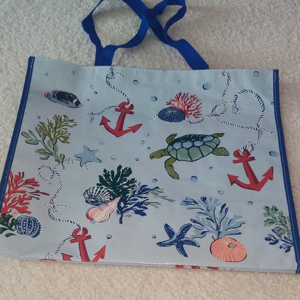 Vera Bradley Market Tote Anchors Aweigh NWT